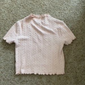 Forever21, size: M, pink, texture, croptop